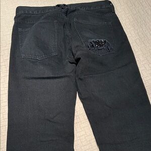 Rugby Ralph Lauren Black Distressed Jeans